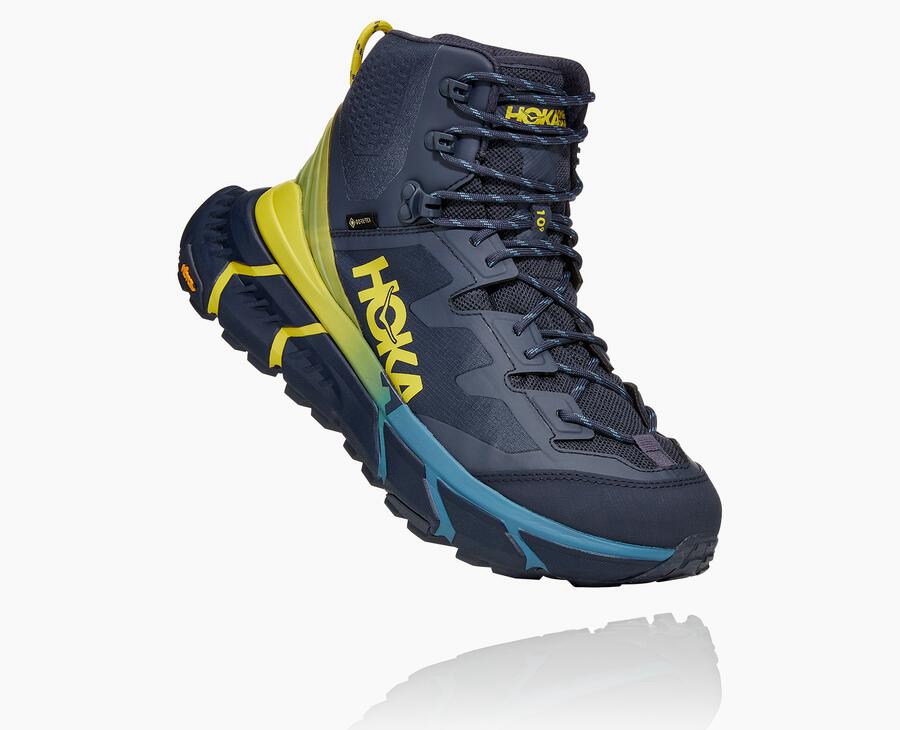 Hoka One One Mens Hiking Boots - TenNine Hike GORE-TEX - Blue - RWSN12374